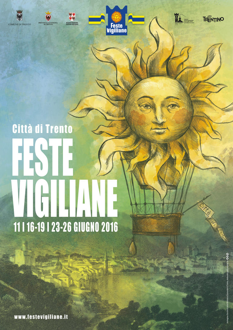 Locandina Feste Vigiliane 2016.