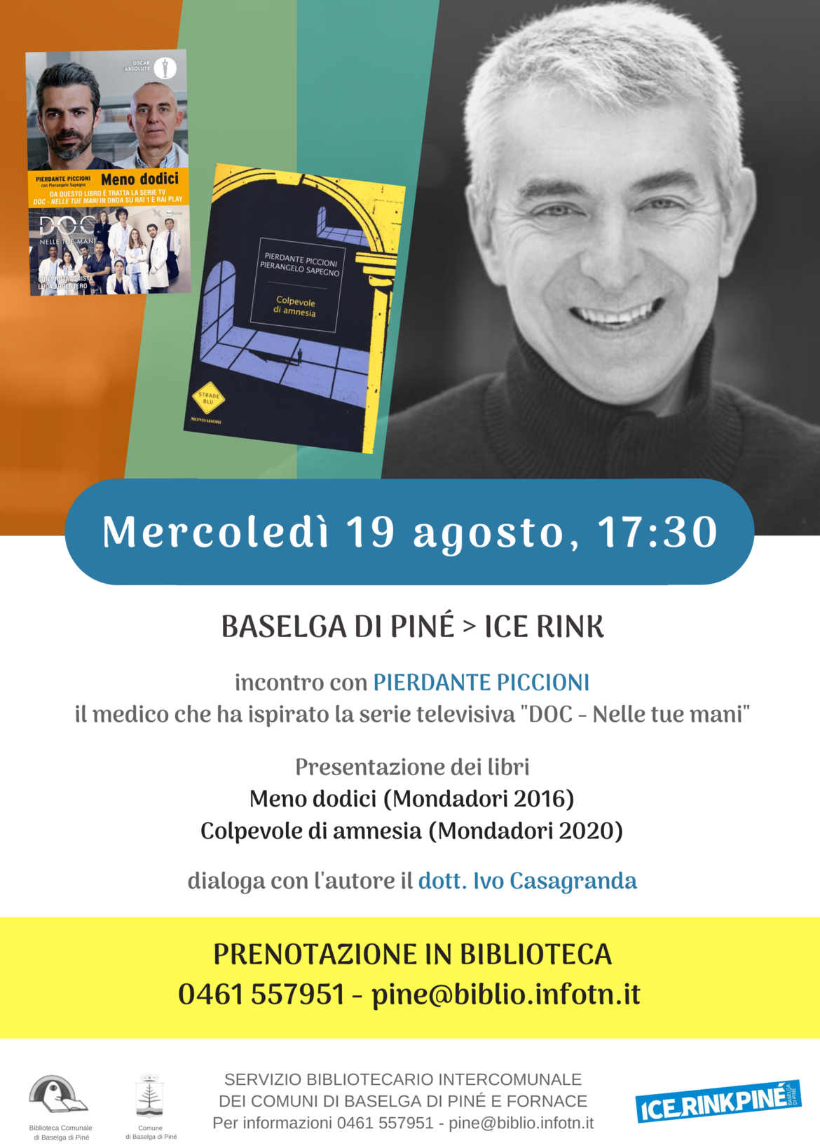 Incontro con l'autore Pierdante Piccioni - Trentino Cultura