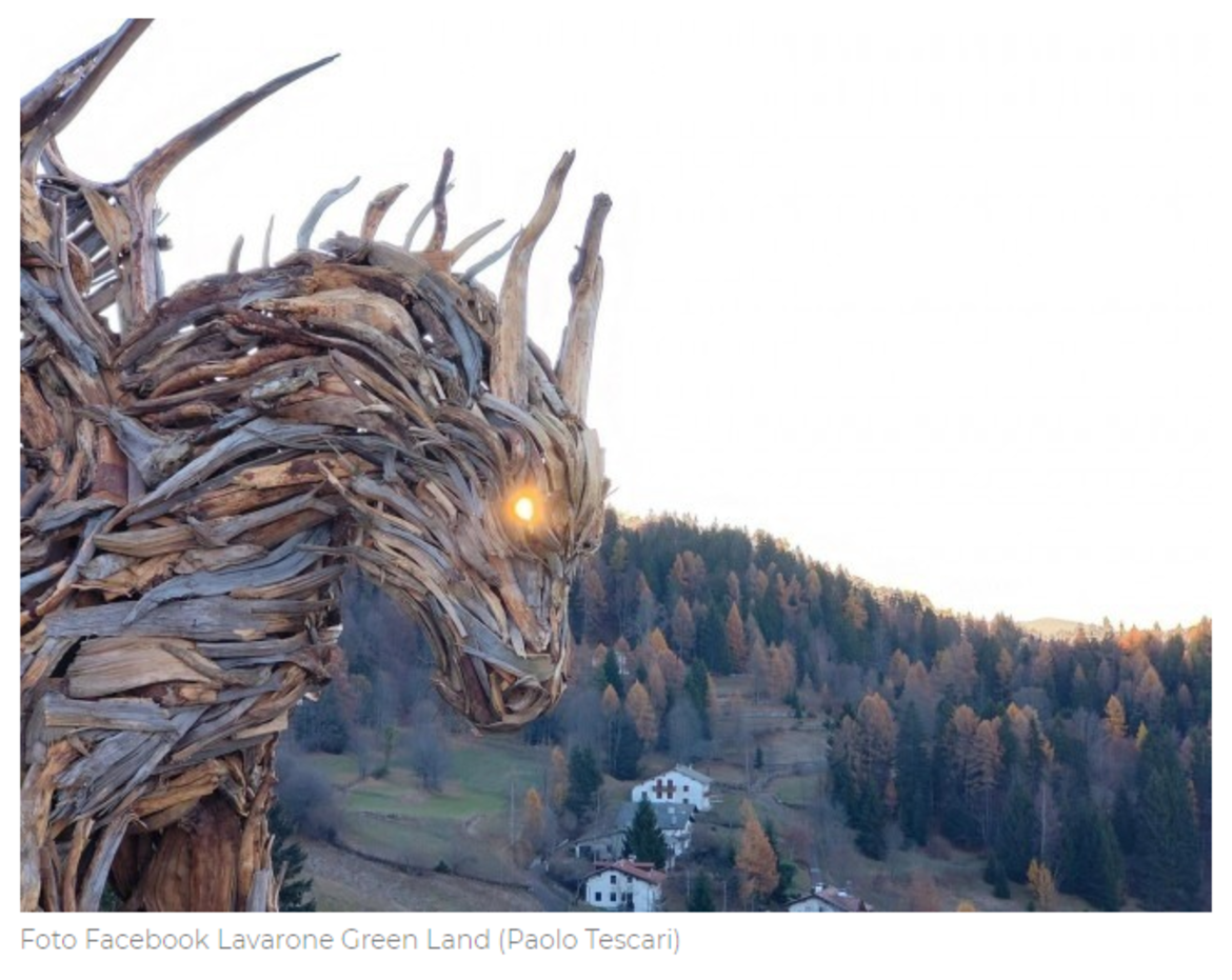 Europe's biggest wooden dragon - Trentino Cultura