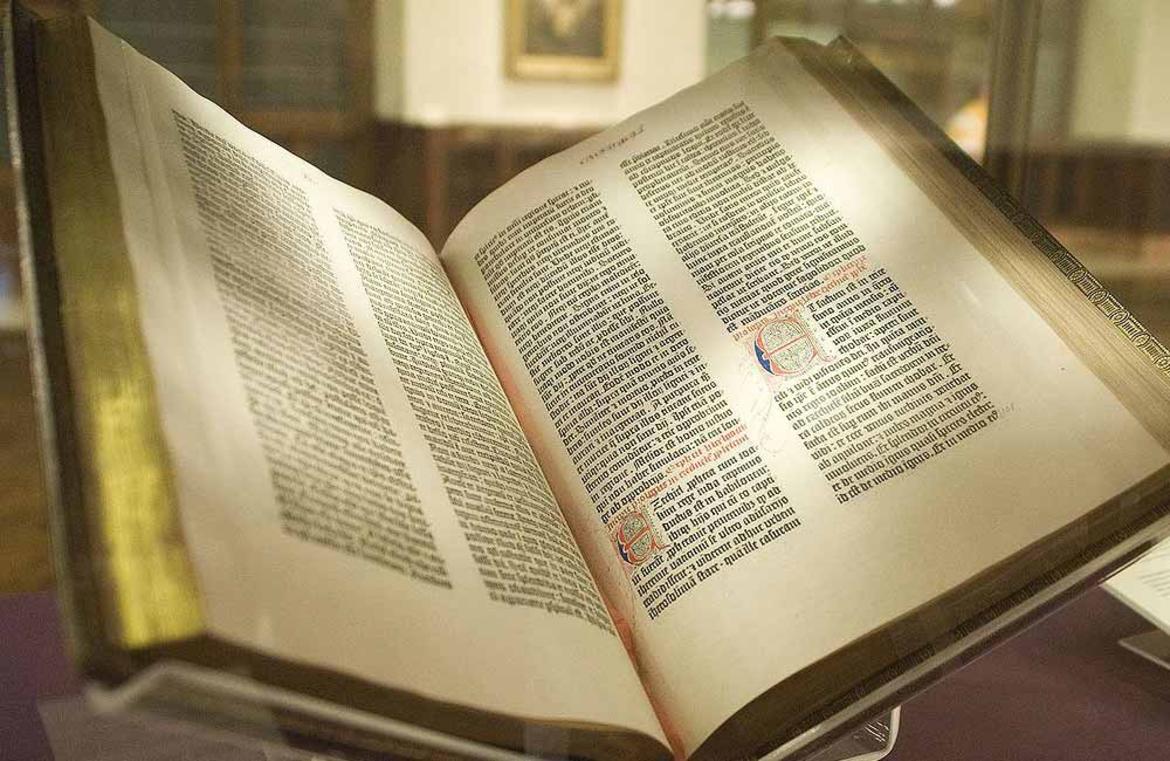 accaddeoggi. 23 febbraio 1455: la Bibbia di Gutenberg - Trentino ...