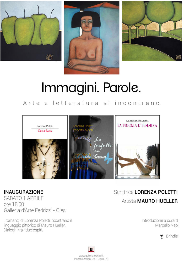 Locandina inaugurazione di Immagini. Parole.