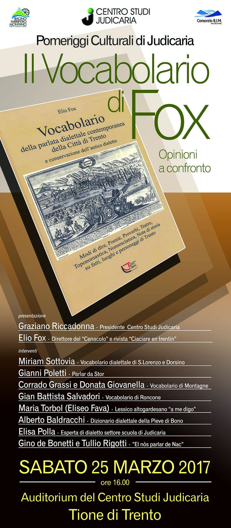 Locandina presentazione "Vocabolario di Fox"